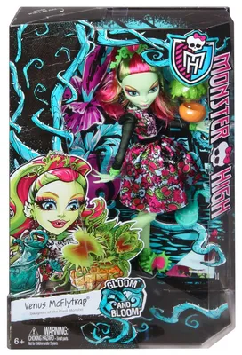 Богдан Егоров on Instagram: \"VENUS 🌸 🌿 love her art box 🩷 #monsterhighg3  #monsterhigh #venusmcflytrap Венера 3 поколения как дешевая версия Греты 😂  за 25$ хочу её в коллекцию! Но своими нитками