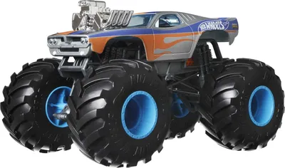 Hot Wheels Monster Trucks, Oversized Monster Truck in 1:24 Scale -  Walmart.com