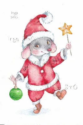 [71+] Картинки мышки на новый год обои
