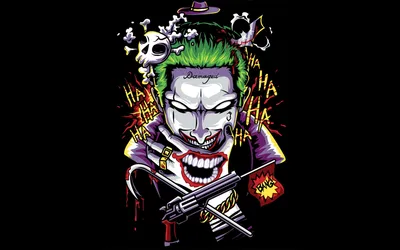 Обои на рабочий стол Джокер / Joker из комиксов, DC Comics, обои для  рабочего стола, скачать обои, обои бесплатно