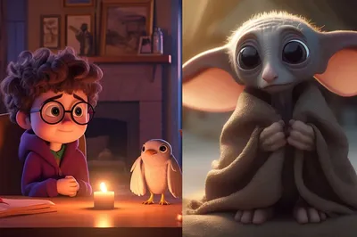 Милейшие герои франшизы «Гарри Поттер» в мире мультфильмов Pixar