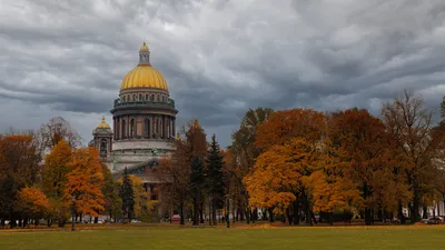 Золотая осень в деревне - обои для рабочего стола, картинки, фото