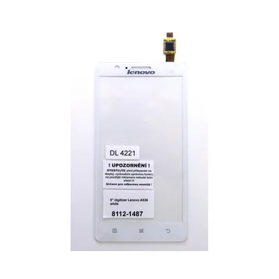 LCD with Touch Screen for Lenovo A536 - White by Maxbhi.com