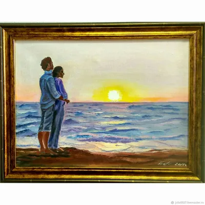 Фото пары на берегу моря под голубым небом Фон И картинка для бесплатной  загрузки - Pngtree