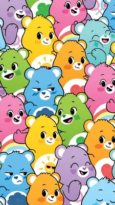 Обои на телефон с Заботливыми Мишками Care Bears: Unlock the Magic -  YouLoveIt.ru