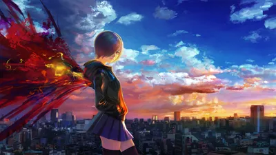 Anime Touka Kirishima Desktop wallpapers 1600x900