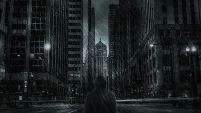 Обои Dark City HD для телефона и на рабочий стол Widescreen Desktop PC  1600x900