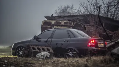 Обои на рабочий стол автомобили Лада Приора - 2013