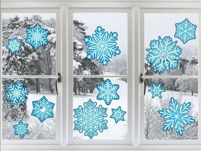 Наклейки на Окно Из Бумаги, Винила \"Снеговик\". Новогодняя Наклейка — Купить  на BIGL.UA ᐉ Удобная Доставка (1516047188)