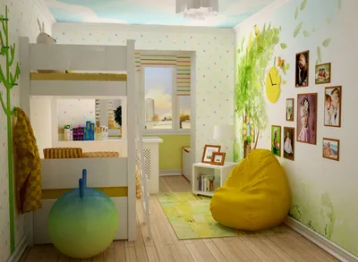 Дизайн комнаты для подростка - идеи интерьера подростковой спальной и фото  примеров