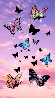 Pin by im cool on Aesthetic wallpapers | Butterfly wallpaper iphone, Purple  butterfly wallpaper, Purple wallpaper iphone