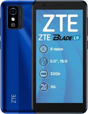 Мобильный телефон ZTE Blade L9 1/32GB Blue – фото, отзывы, характеристики в  интернет-магазине ROZETKA | Купить в Украине: Киеве, Харькове, Днепре,  Одессе, Запорожье, Львове