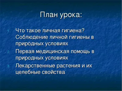 Презентация к уроку по ОСЖ в 5 классе по теме: \"Правила личной гигиены в  течении дня. Предметы и средства личной гигиены\"