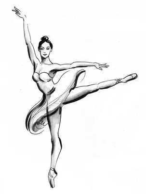 Картинки нарисованные балерины обои