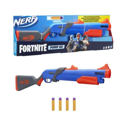 Бластер Нерф NERF FORTNITE PUMP SG LAUNCHER + 4 МЕГА СТРЕЛЫ (id 94982712),  купить в Казахстане, цена на Satu.kz