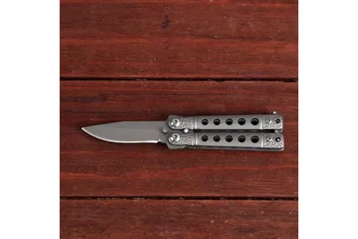 Нож бабочка Pirat сталь 420 YF610 купить по низкой цене, недорого в  интернет магазине 3Knife.ru