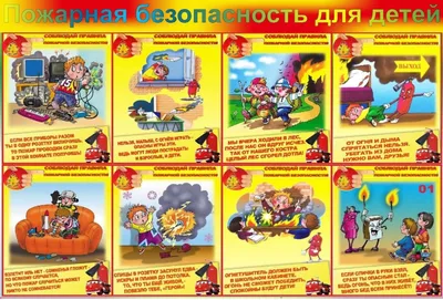Правила пожарной безопасности для детей дома, в быту и на природе