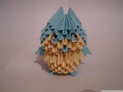 Совенок из модулей оригами – купить в интернет-магазине HobbyPortal.ru с  доставкой