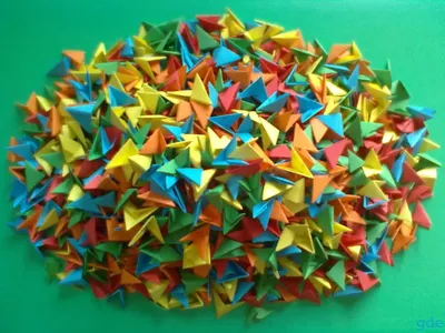 Оригами модули 1500 шт. цветные размер 132 новые origami modules art  supplies Прочие товары для детей в Москве - Для детей на Gde.ru 20.03.2023