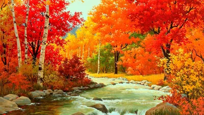 Картинки Лодка, природа, лес, пейзаж, озеро, дома, деревья, осень - обои  1680x1050, картинка №32997