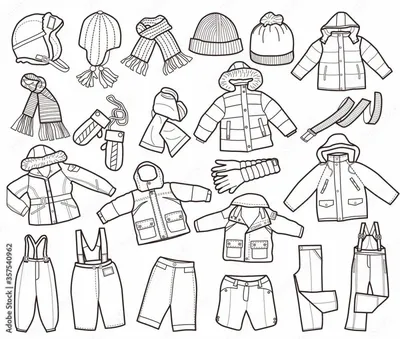 Осенняя и зимняя одежда для детей