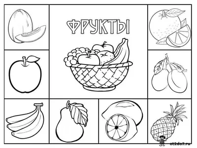 Задания для детского сада на тему «Овощи, фрукты и ягоды»