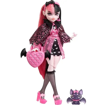 Кукла Монстр Хай Дракулаура (3-е поколение, 2022) (Monster High Doll  Draculaura) купить в Минске