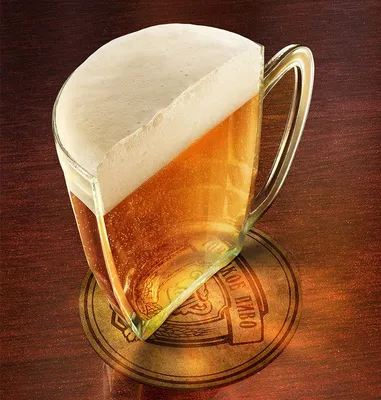 Пивные приколы (60 картинок) | Beer, Beer glasses, Beer mug