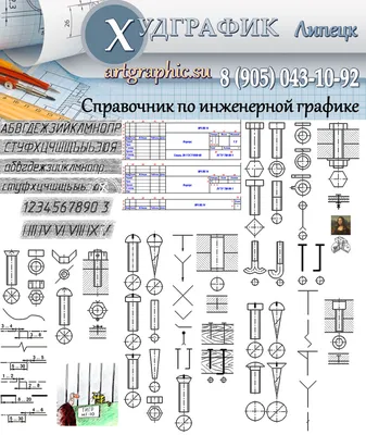 16. Проекции точек на поверхностях геометрических тел: Графическая работа №  4. Проекционное черчение