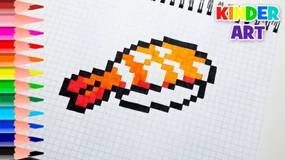 Суши - Рисунки по клеточкам | Sushi - Pixel art - YouTube