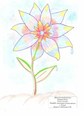 Рисунок на тему цветы легкие (49 фото) » рисунки для срисовки на  Газ-квас.ком