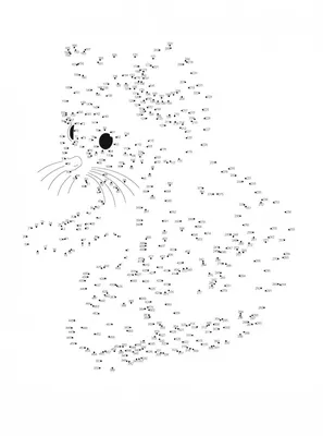 Рисунки по точкам с цифрами - 70 фото