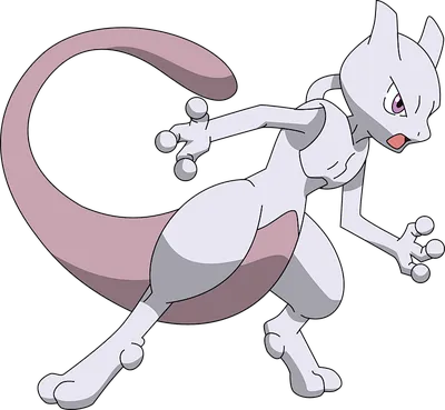 Раскраска Легендарный покемон Мьюту (Mewtwo) | Раскраски покемонов  (Pokemons free colouring pages)