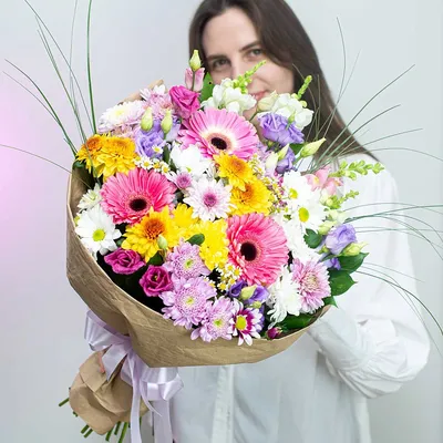 Букет полевых цветов купить в СПб