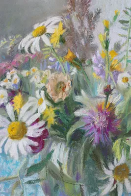 Купить картину Букет полевых цветов в Москве от художника Круглова Ирина