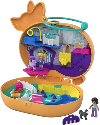 Polly Pocket Doggy Birthday Bash Compact - Playpolis