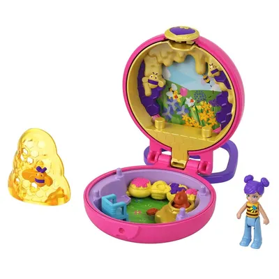 Polly Pocket Purse Compacts: Pineapple, Rainbow, Seashell | Kerchie