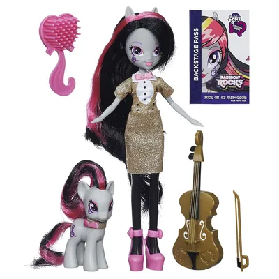 Купить My Little Pony Девушки эквестрии Октавия с фигуркой пони Equestria  Girls Octavia Melody Doll and Pony Set по отличной цене в киеве