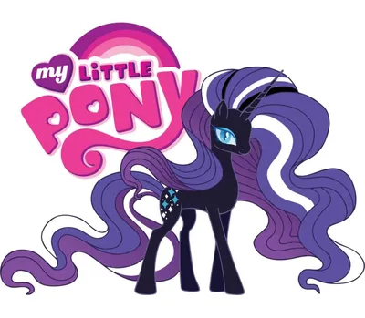 Раскраска Принцесса Луна | Раскраски пони Принцесса Луна (Princess Luna).  Раскраски из мультфильма Мой маленьки пони (My Little Pony)