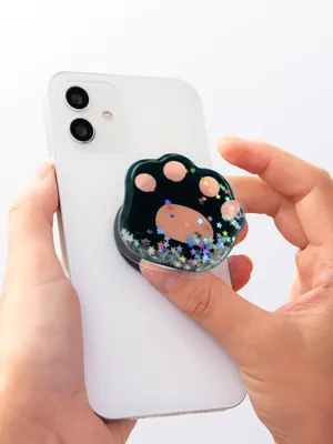 Держатель для телефона Попсокет Popsocket + Держатель для попсокета в авто  (комплект) купить по цене 89 ₽ в интернет-магазине KazanExpress