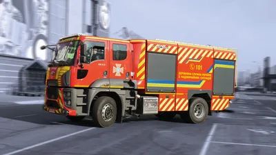 Макет пожарной машины МАЗ 5434 | Модели пожарных автомобилей Vivascale