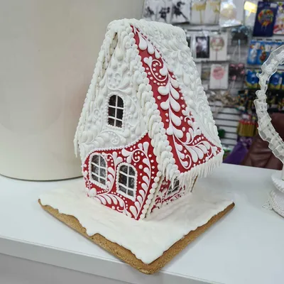 Имбирный пряник (Набор для творчества) Пряничный домик новогодний подарок  для детей - купить с доставкой по выгодным ценам в интернет-магазине OZON  (342806904)
