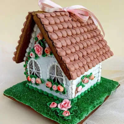 Купить пряничный домик в снегу (новогодний подарок), Волшебное тесто, 200  г, цены на Мегамаркет | Артикул: 100050485879