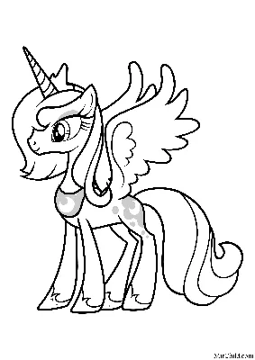 My little pony пони Принцесса …» — создано в Шедевруме