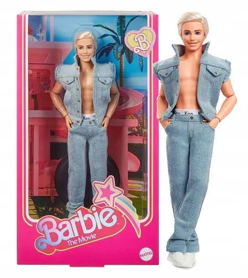 Кукла Barbie Mattel THE MOVIE DOLL кинокукла КЕН в джинсовом костюме из  фильма HRF27 купить в Москве | Доставка по России.
