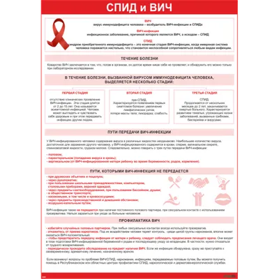 Информационные материалы для специалистов на тему СПИД / ВИЧ