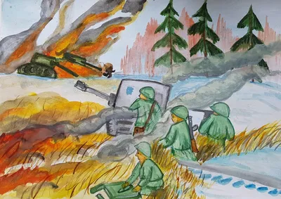 Рисунки о войне детские (55 фото) » рисунки для срисовки на Газ-квас.ком