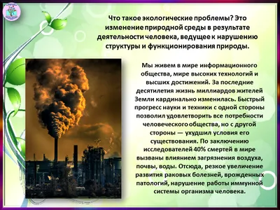 Проблемы экологии. Как не довести планету до катастрофы