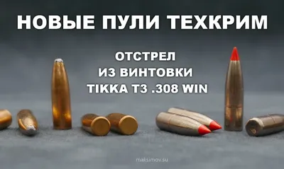 Пули SP-180 и Red Tim ТЕХКРИМ, отстрел из винтовки Tikka T3 Tactikal .308  Win » Персональный сайт Юрия Максимова. Оружие и снаряжение. Обзоры и тесты  оружия, оптики, снаряжения. Тюнинг оружия, охота, политика,