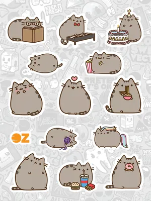 Плюшевая игрушка кот Пушин единорог (15/25см) the cat pusheen unicorn  купить в интернет магазине в Москве с доставкой по РФ